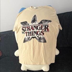 Stranger Things Men's Short Sleeve Tee - Cream